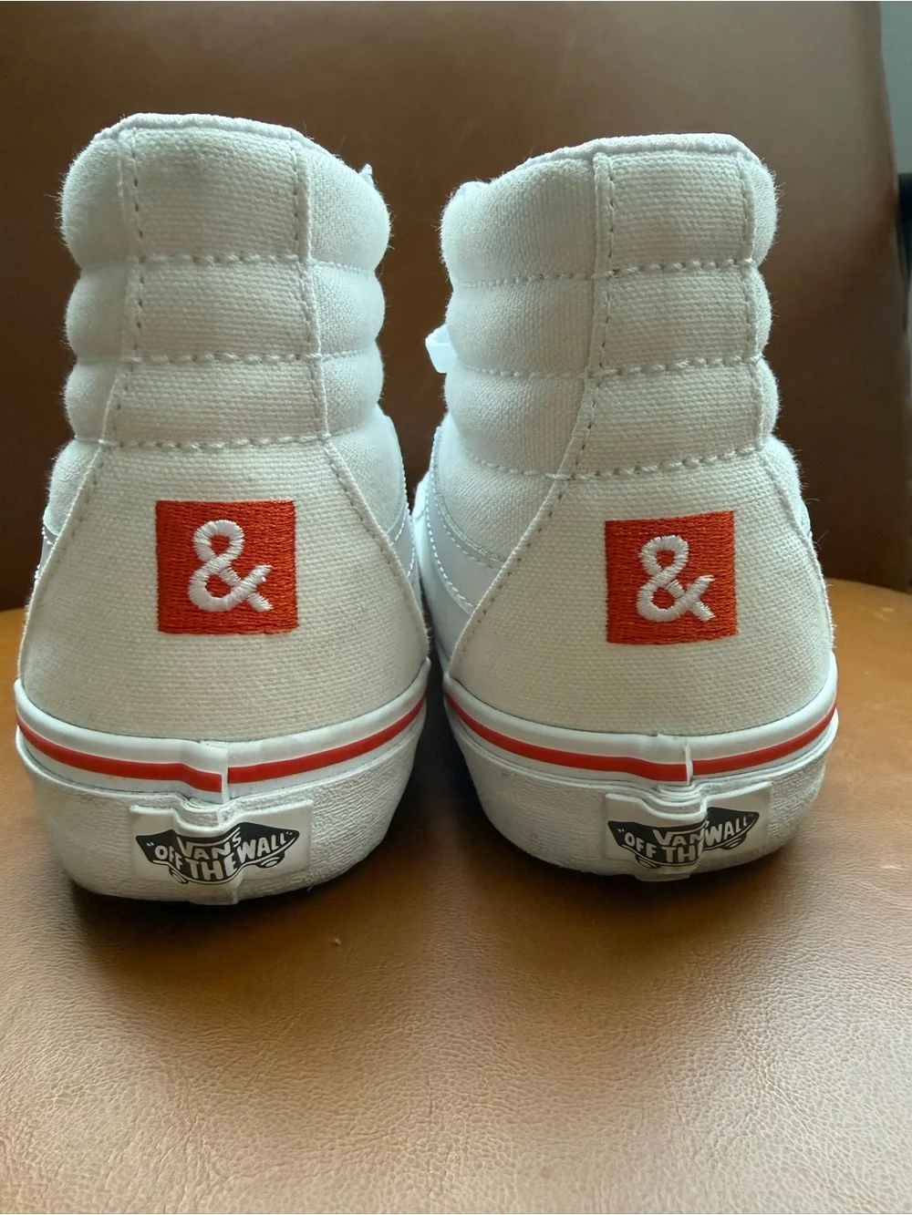 Vans x H&B Sk8-Hi Tops Special Edition White Sz 8